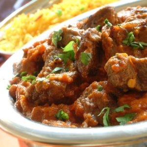 South African Malay curry, curry dish, flavorful curry